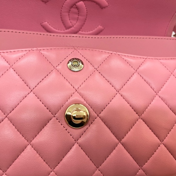 Chanel Small CF Lambskin (Pink) - Picture 12 of 14